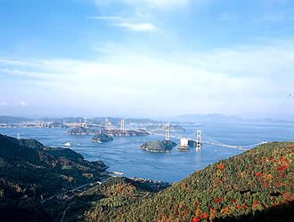 瀬戸内海の眺め