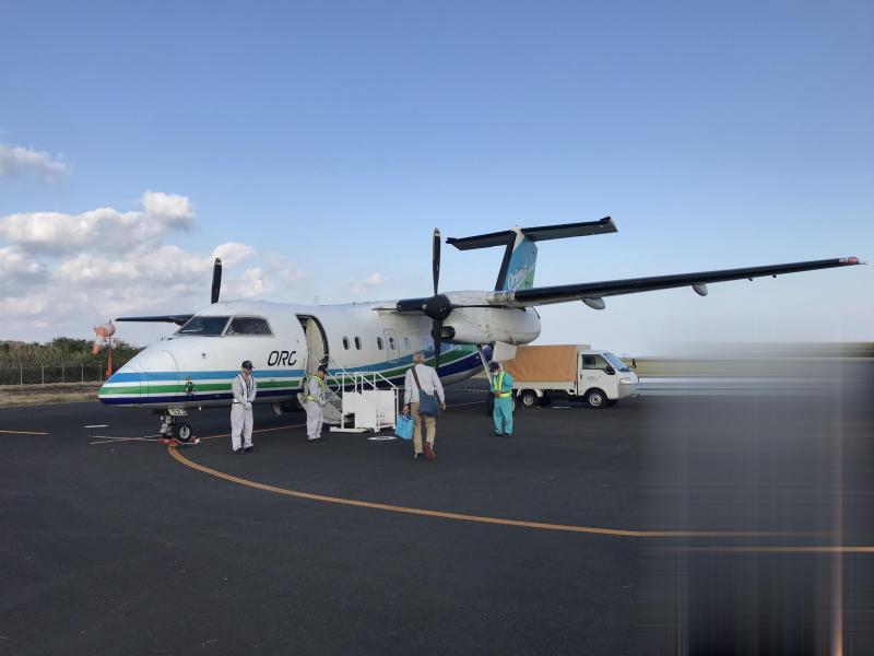壱岐から長崎への39人乗りプロペラ機